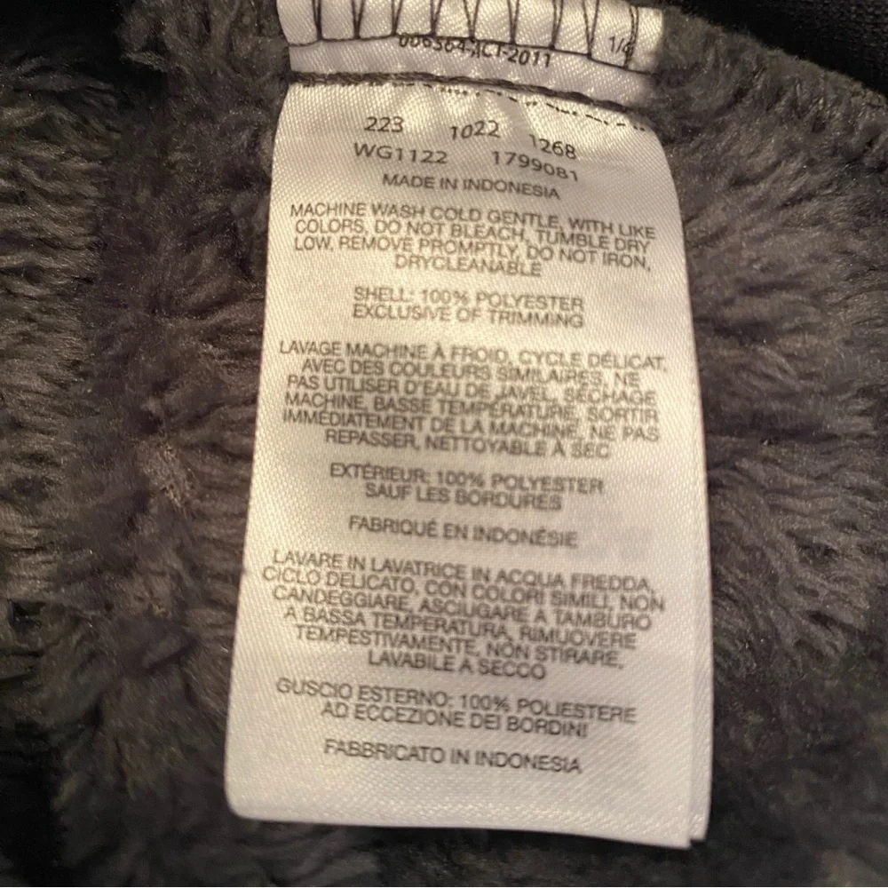 COLUMBIA Fire Side Sherpa Zip Up Jacket Dark Gray Size XXS (4/5)